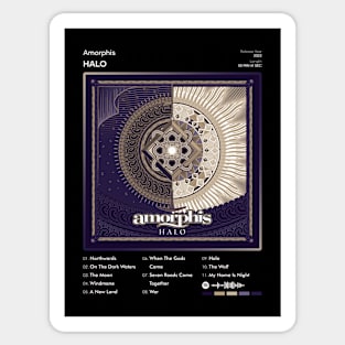 Amorphis - Halo Tracklist Album Sticker